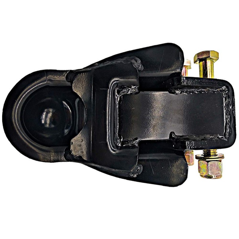 NBJINGYI Adjustable Trailer Coupler 2 in 8000LBS Capacity,Channel-Mount Coupler BlackE-Coat