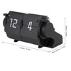 Automatic Flip Calendar Clock, Retro Mechanical Digital Desk Alarm Clock,