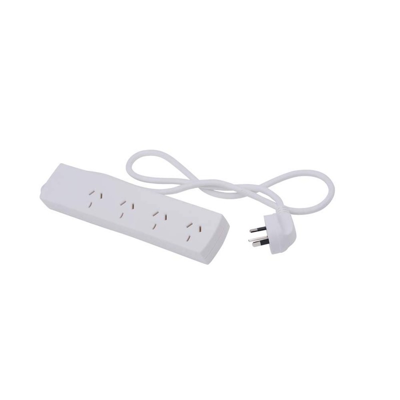 Socket Outlet PowerBoard 4 Way PowerPoint Plug 1M 240V 10AMP