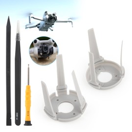 for DJI Mini 4 Pro Gimbal Shock Absorption Rubber Replacement for Mini 4 Pro Damper Rubber Gimbal Camera Shock Absorber Drones Accessories Parts with Repair Tools(Left and Right Rubber)