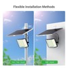 intelamp Solar Flood Lights Outdoor Waterproof, 20000mAh 251 LED 2000LM