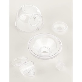 Momcozy Original S9 Pro/S12 Pro Replacement Accessories, Only Compatible with Momcozy S9 Pro/S12 Pro Breast Pump NOT for S9/S12 (Single-Sealed Full Set Collector Cup with 24mm Flange,180ml, 1 Pack)