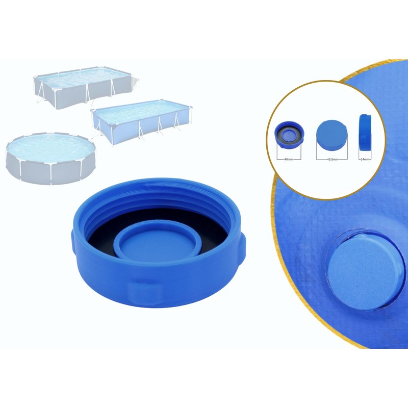 Drain Valve Blanking End Cap Compatible with Bestway Coleman pools