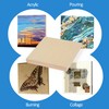 Unfinished Birch Wood Canvas Panels Kit, Falling in Art 4