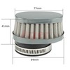 Ager Oval Power Filter Short Gun Metal x Stainless Steel