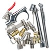 17pc Euro Air Tool Compressor Air Line Fittings Accessory Kit