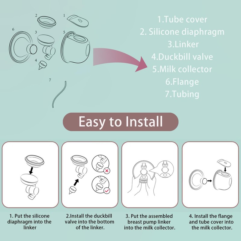 TOVVILD Breast Pump Milk Collection Cup - Compatible with Spectra