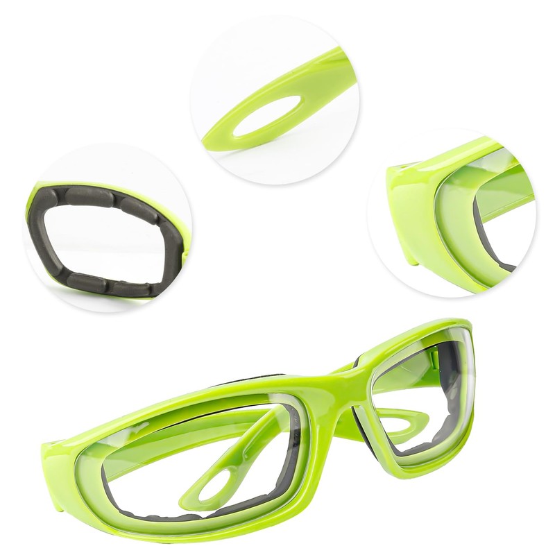 Luckious Onion Goggles, Splash and Tear Free Goggles, Eye Protection