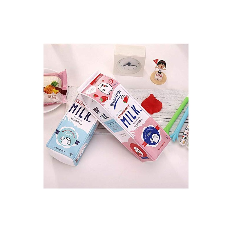 SUPERTOOL Pencil Case Candy Colors Cute Cartoon Waterproof Multicolor PU