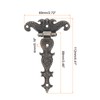 sourcing map 3.5 Inch Door Tee Hinge, 8Pcs T-Strap Hinges