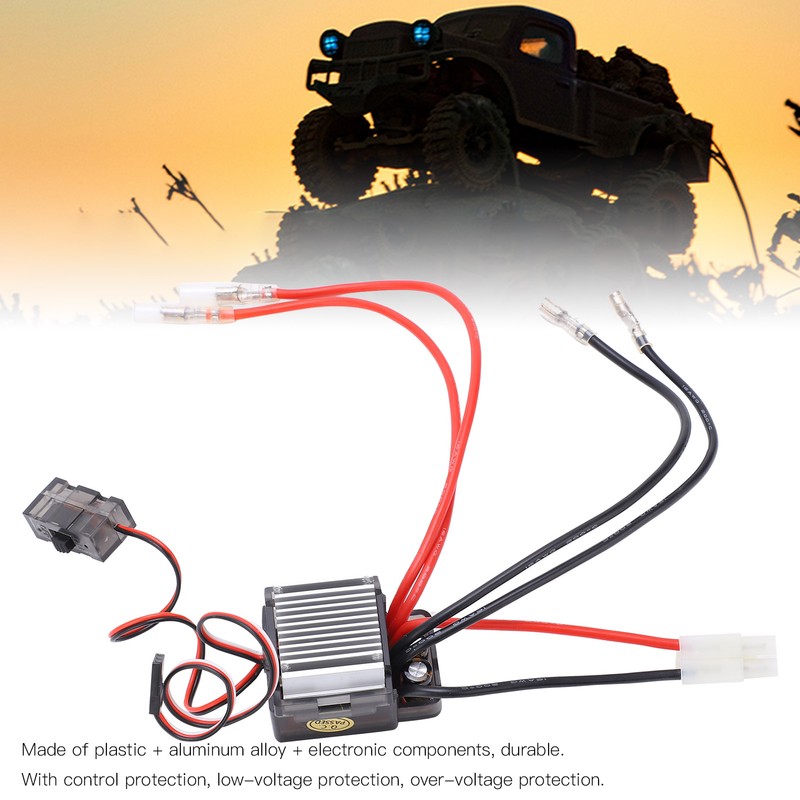 7.216V 320A TwoWay Brush ESC for Vehicle Ship Model Support