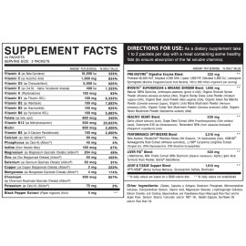 Fórmula mineral multivitamínica de espectro completo Myogenix MYOVITE 44 paquetes nueva fórmula