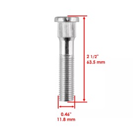 Polaris 8 Front or Rear Wheel Stud Bolt for Polaris RZR XP 4 1000 RZR XP 4 Turbo 14-2021
