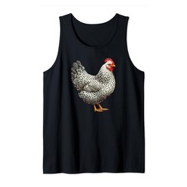 Cute Chicken Speckled Sussex chicken Tank Top