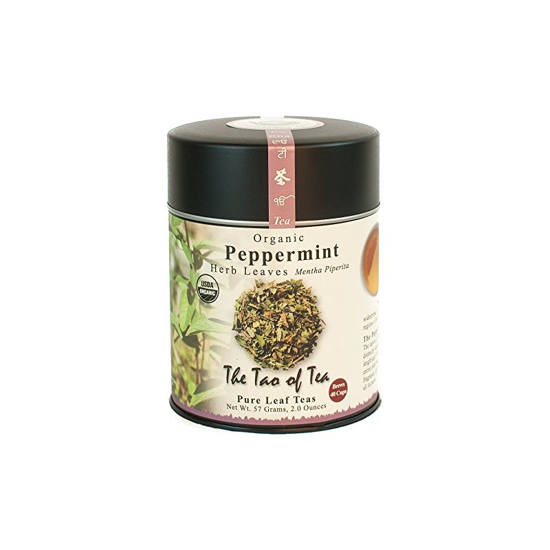 The Tao of Tea, Peppermint Herbal Tea, Loose Leaf,2 Ounce
