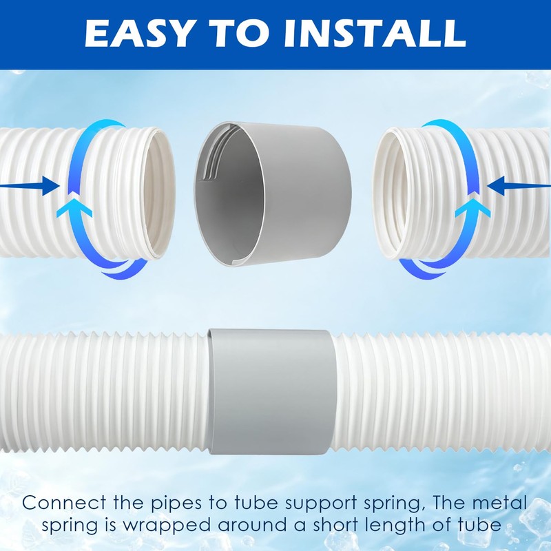 Air Conditioner Hose Extention Coupler 150mm/5.9in Universal Thread