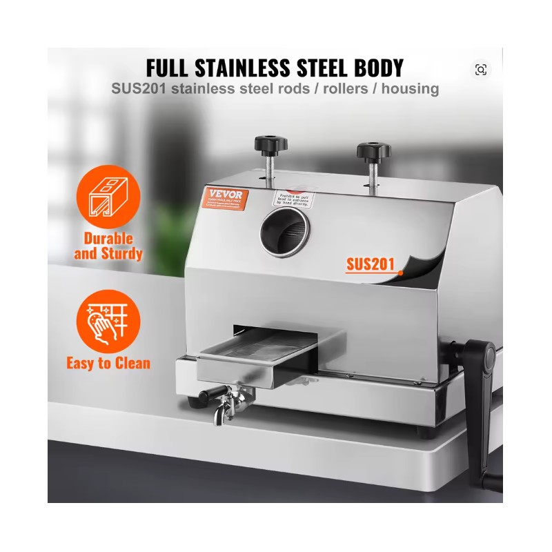 Toolzia Commercial Sugar Cane Juicer Machine - High Output