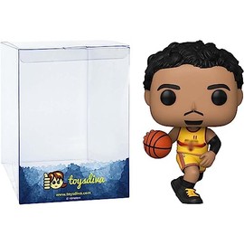 T r a e Young: P o p ! Basketball Vinyl Figurine Bundle with 1 Compatible Graphic Protector (146-64008 - B)