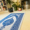 bazachi Mihrab Taffeta Ottoman Prayer Mat/Rug - Made In Turkey