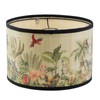 Mewutal Drum Lampshade Bird Pattern Chandelier Lamp Shade Removable Lamp