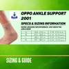 OPPO 2001 Elasticated Ankle Support – Firm Compression Sleeve for
