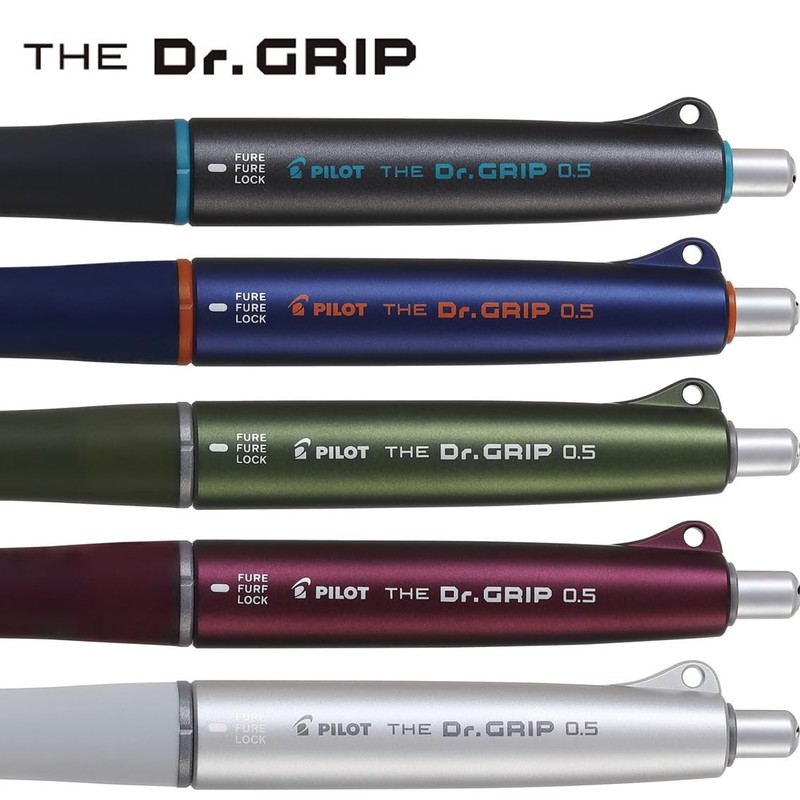 Pilot Mechanical Pencil The Doctor Grip Black Accent 0.3mm Matt