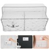 TOVINANNA Wall-mounted Cotton Pad Organizer Multifunctional Storage Box for Cotton