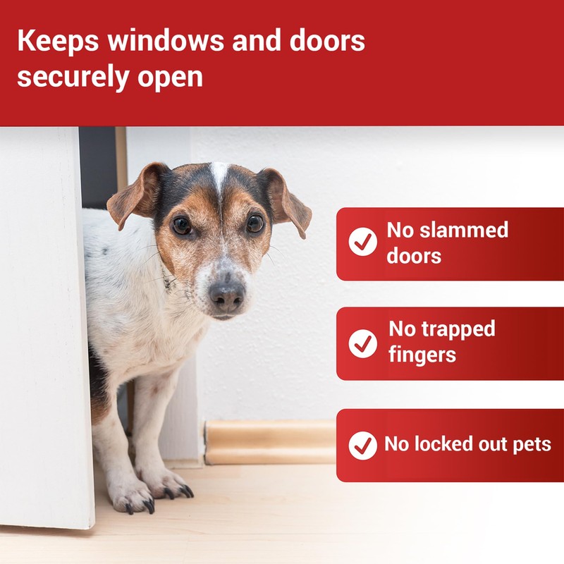 LouMaxx Window Clip - Set of 4 - White Plastic