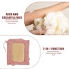 2 in 1 Loofah Cloth 2PCS Soap Bar Loofah, Remove