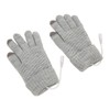 USB Heated Gloves Thicken Detachable Electronic Warming Knitted Gloves for