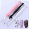 Healvian 6pcs Nail Brush Tool for Nail Art Extremely Fine