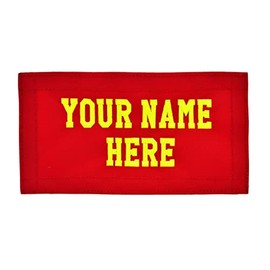 Lightning X Custom Embroidered Rip-Away Patch for LXP EMT Medical Trauma Bags w/Embroidered Name - RED