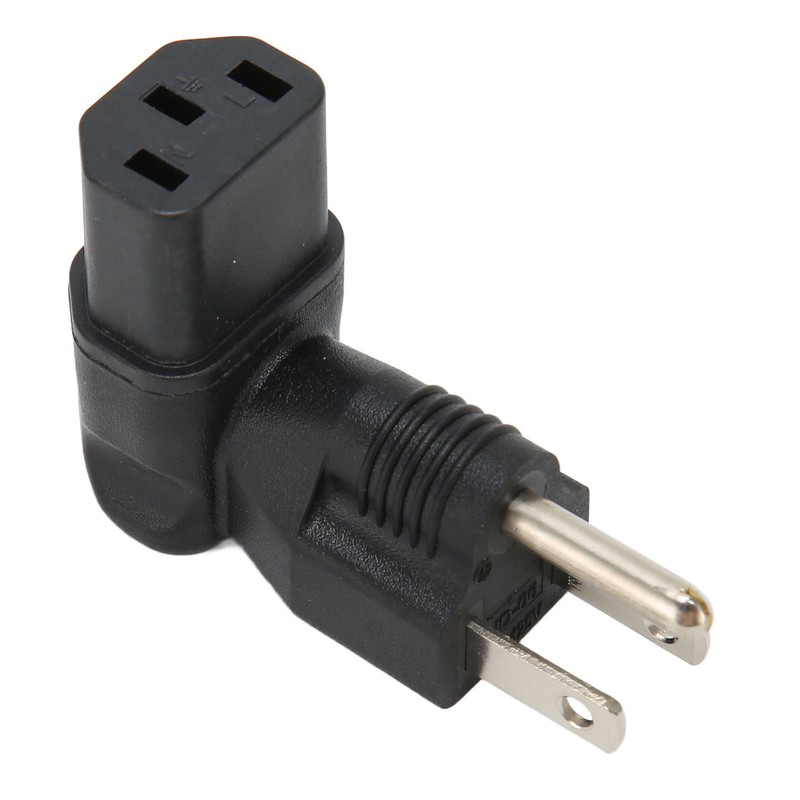 4pcs for NEMA 5‑15P to IEC320 C13 Converter 90 Degree