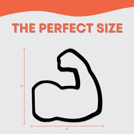 Muscle Arm Cookie Cutter with Easy to Push Design (4.5 inches)