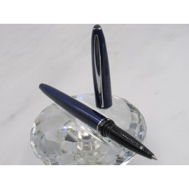 JINHAO DARK BLUE ROLLER BALL PEN WITH CRYSTALS