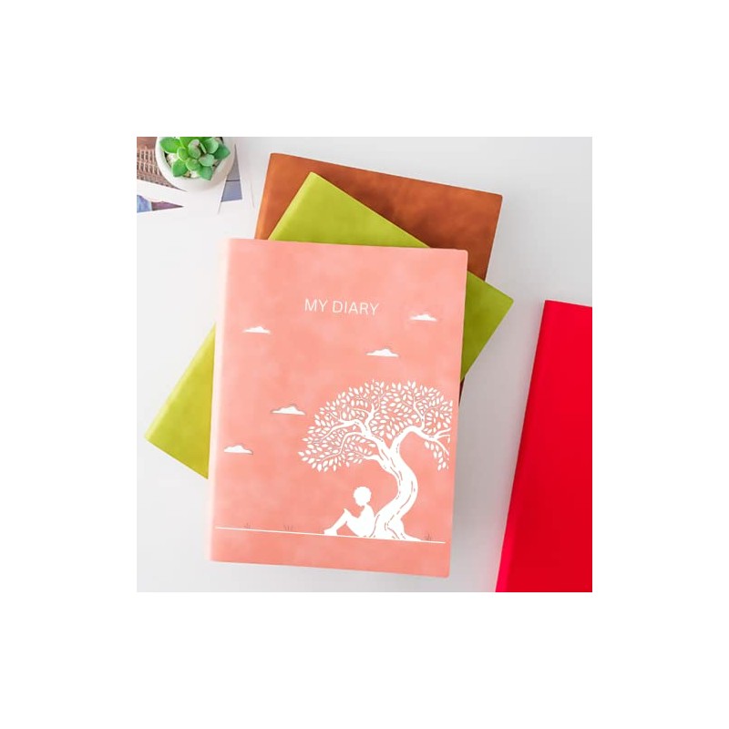 SwiftSweep Diary, Journal, Notebook A5, Notepad, Daily Planner (Pink)