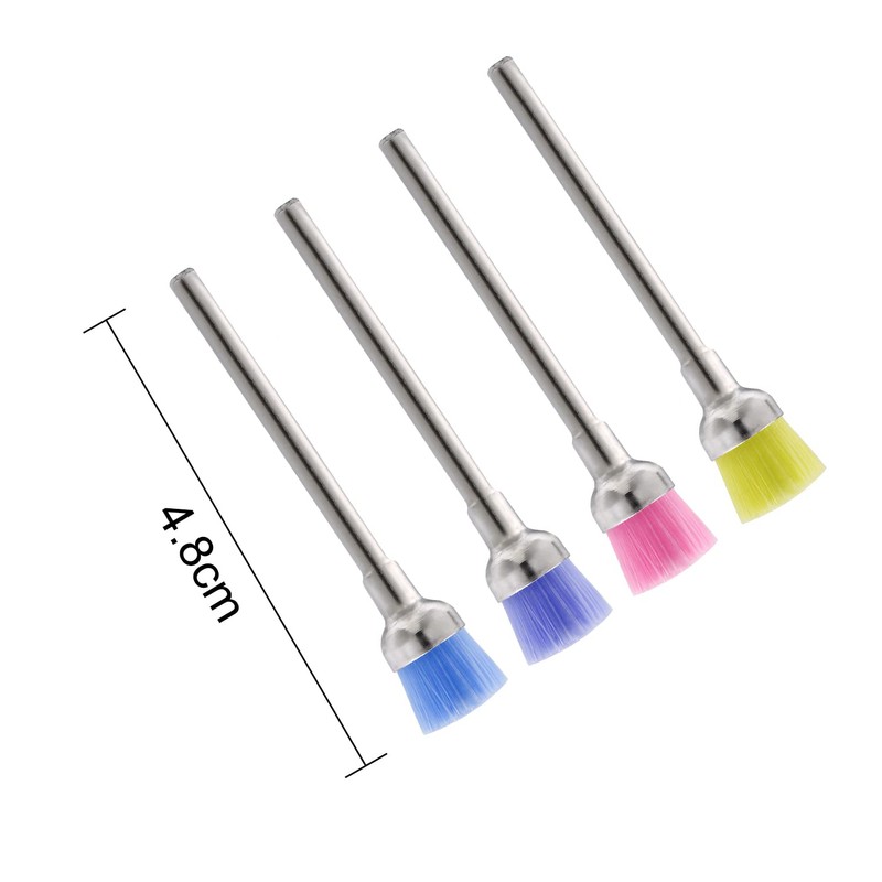 NMKL38 4PCS Nail Drill Bit Set Cleaning Brushes Professional Nail