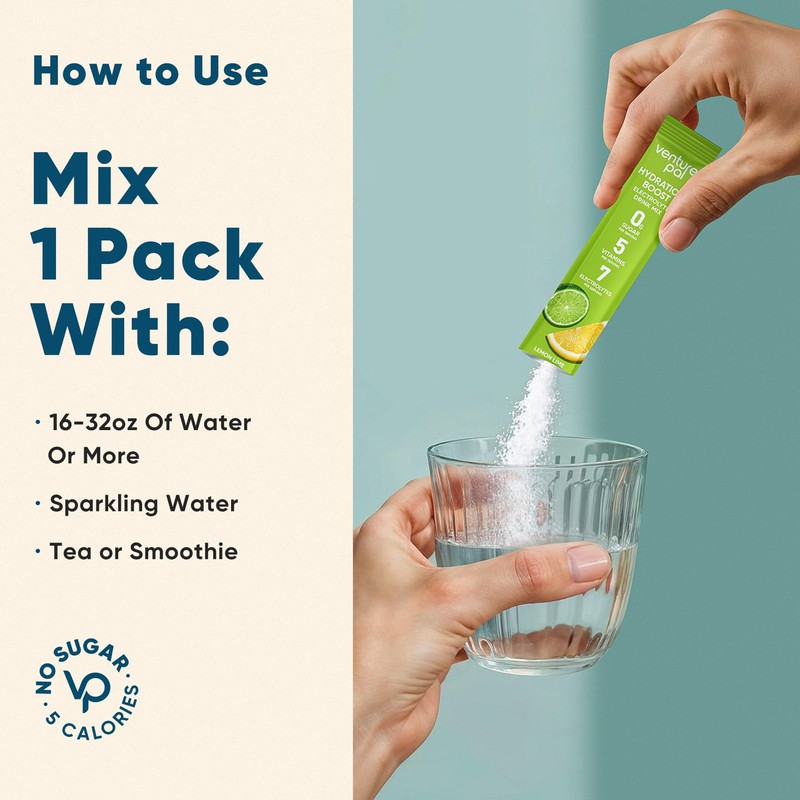 Venture Pal Sugar Free Electrolyte Powder Packets - Liquid Daily