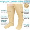 AOOWU AOOWU Plus Size Compression Socks for Men and Women,