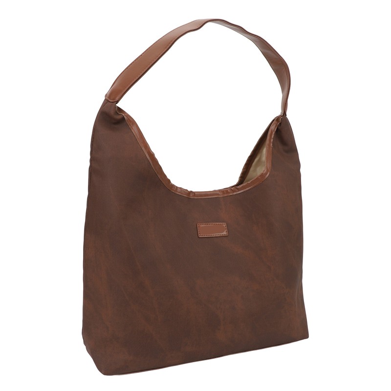 Shoulder Bag for Women Soft PU Leather Minimalistic Top Handle