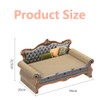 Retro Wooden-Tone Cat Sofa Bed, Durable Cardboard Cats House, Large