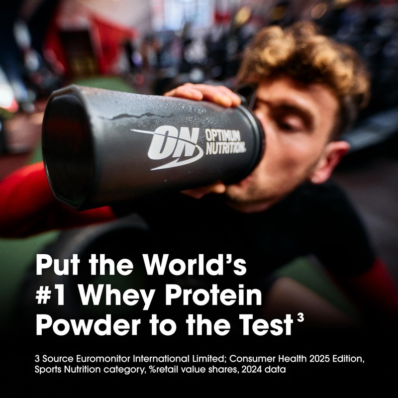 Optimum Nutrition Gold Standard 100% Whey Protein Powder, Double Rich