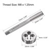 sourcing map M8 x 1.25mm Metric Left Hand Tap and