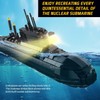 Amoyasite Nuclear Submarine Building Set, 1498 Pcs WWII Military Military