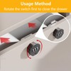 Combination Cam Lock 3-Digit keyless Cabinet Door Locks for Storage