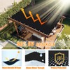 KANAGAWA 90% Sun Shade Cloth 12'X 16' Outdoor Pergola Shade