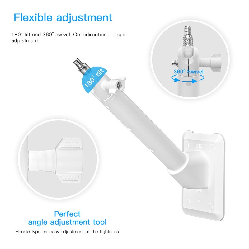 HOLACA Mount Bracket for R ing Solar Panel, Clip Hook