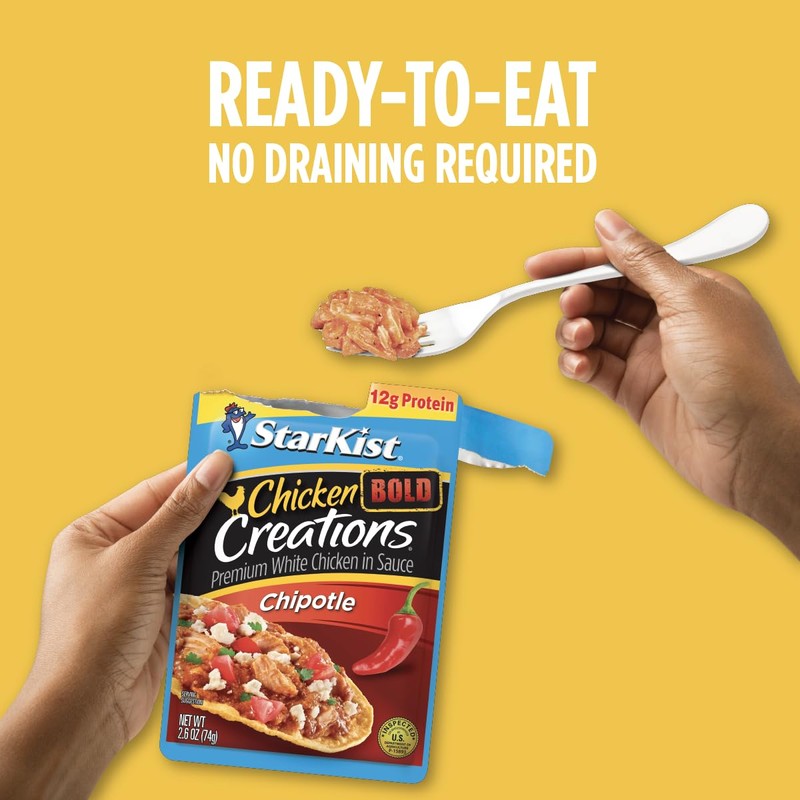 StarKist Chicken Creations BOLD Chipotle Pouch (2.6 oz - 12