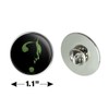 GRAPHICS & MORE The Riddler's Question Mark Metal Silver 1.1"