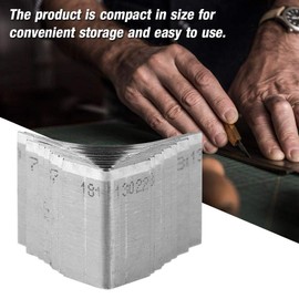 10Pcs/Box Corner Edge Trimmer, Handwork V-Shaped Leather Belt Corner Punch With 10 Sizes, Cutter for Strap Belt Wallet Bag, Leathercraft Cutting Tool